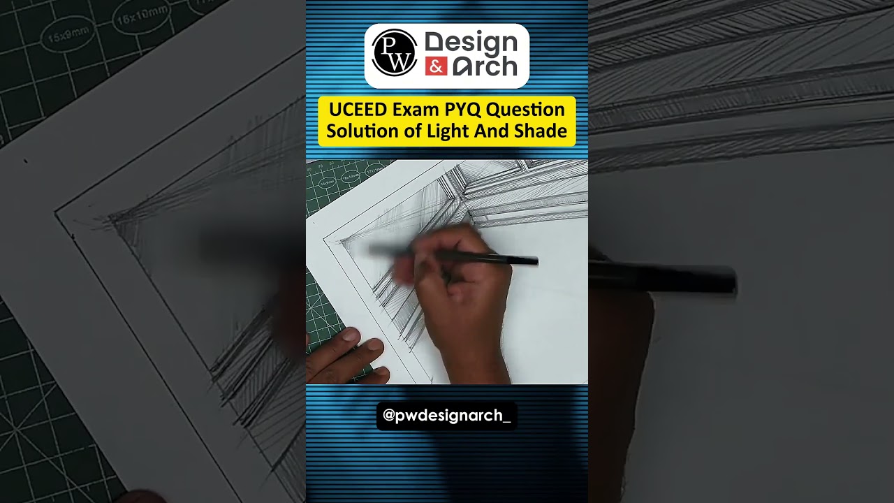 UCEED PYQ | Light & Shade Question Solution Explained #Shorts #PWShorts