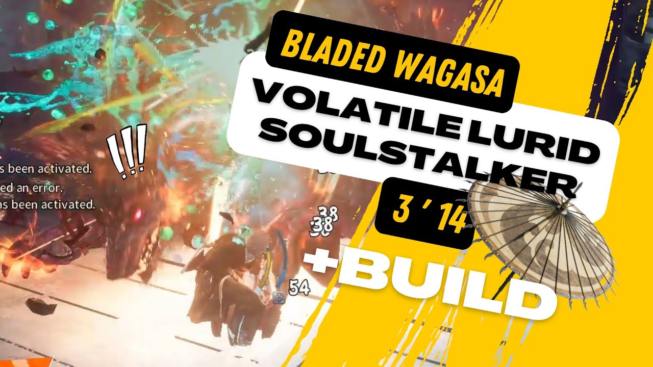 UMBRELLA VS WOLF | 3'14 VOLATILE LURID SOULSTALKER | BLADED WAGASA | WILD HEARTS