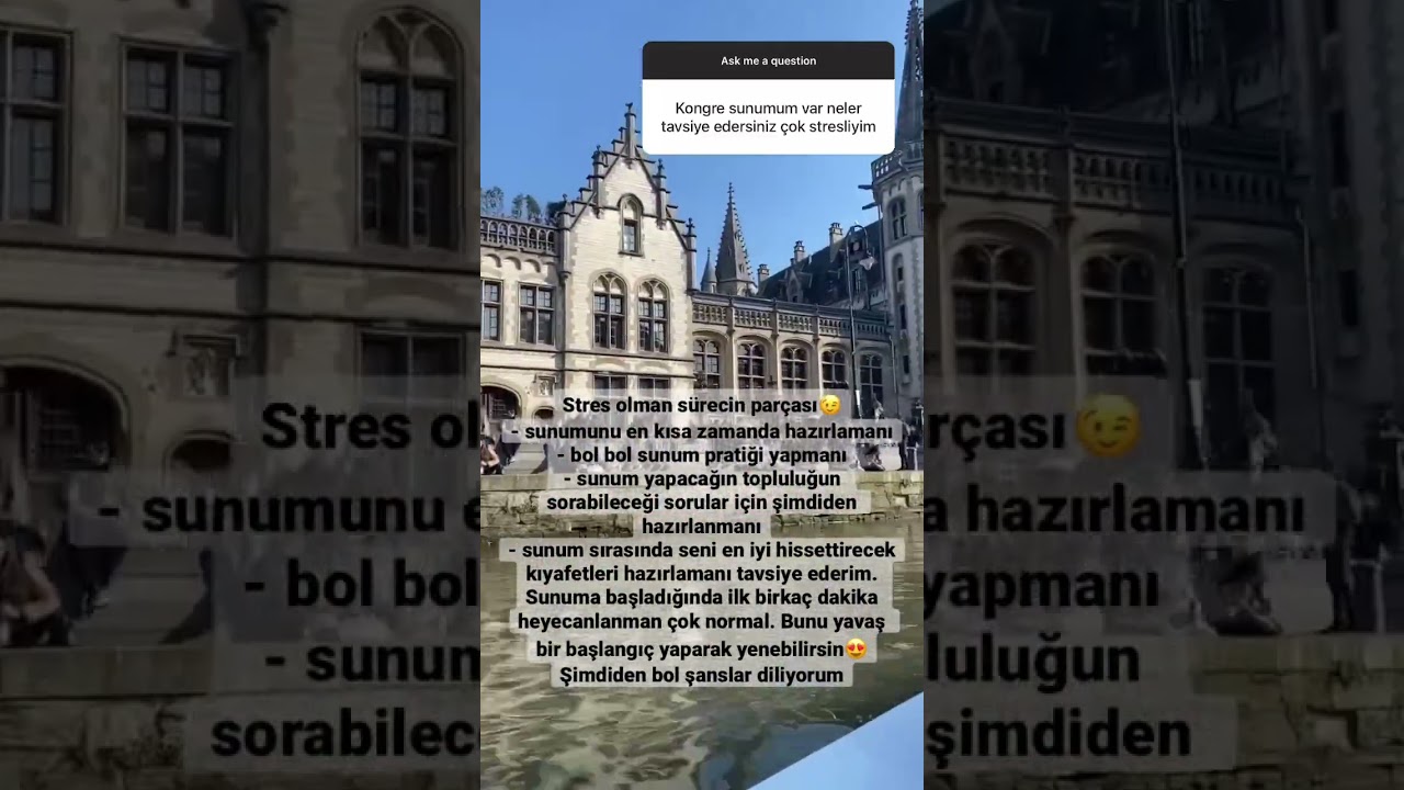 Kongre sunumu i&ccedil;in tavsiyeler