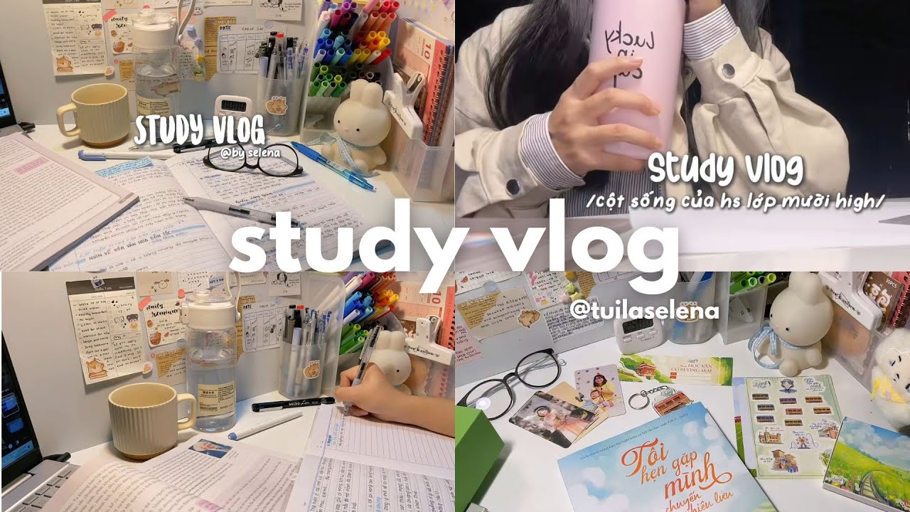 TỔNG HỢP | Study vlog 𓇼 ⋆｡˚ 𓆝⋆｡˚ 𓇼 (Học bài,unboxing sách cô Sương Mai, cày TA, cày toán, )…