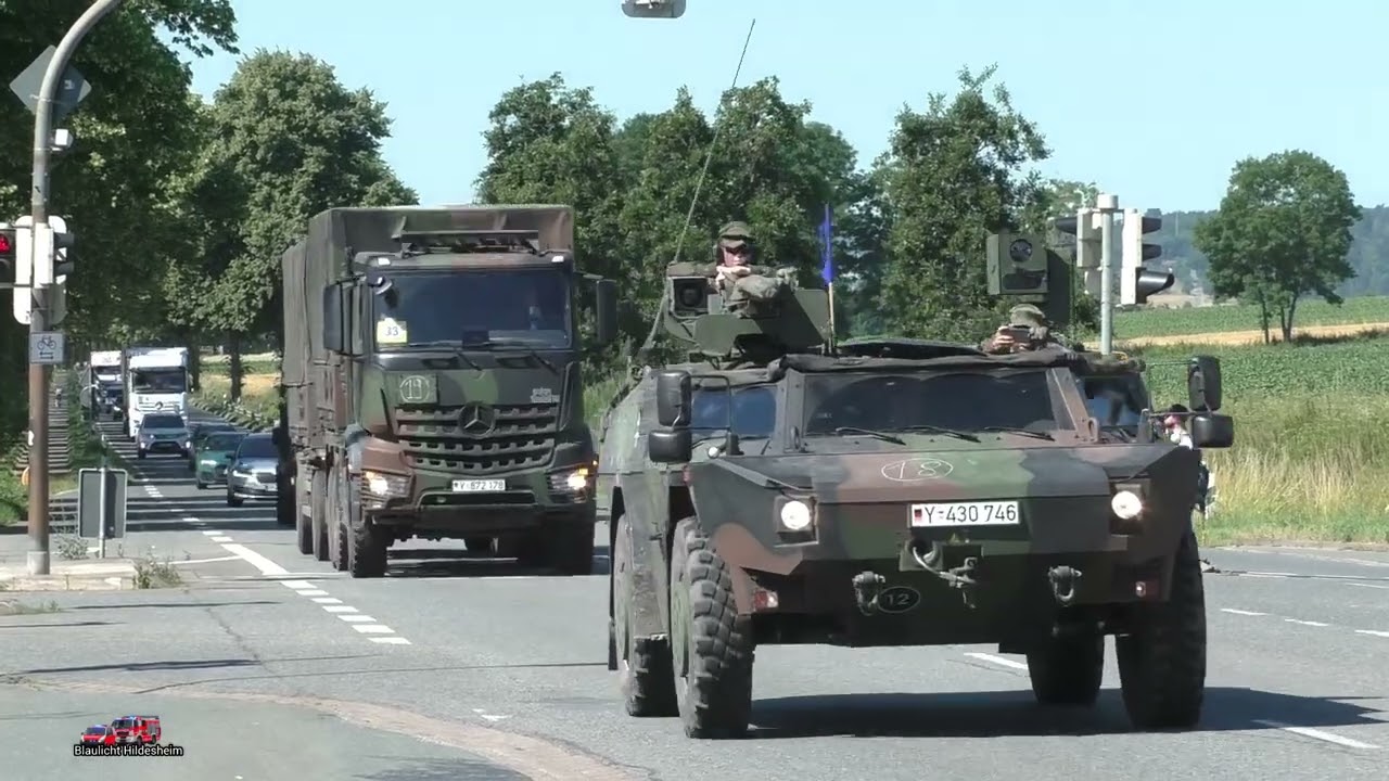 Grand Crossing | Bundeswehrkonvois durch Hameln!