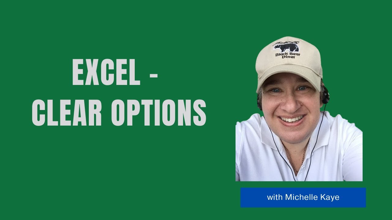 Excel - Clear Options