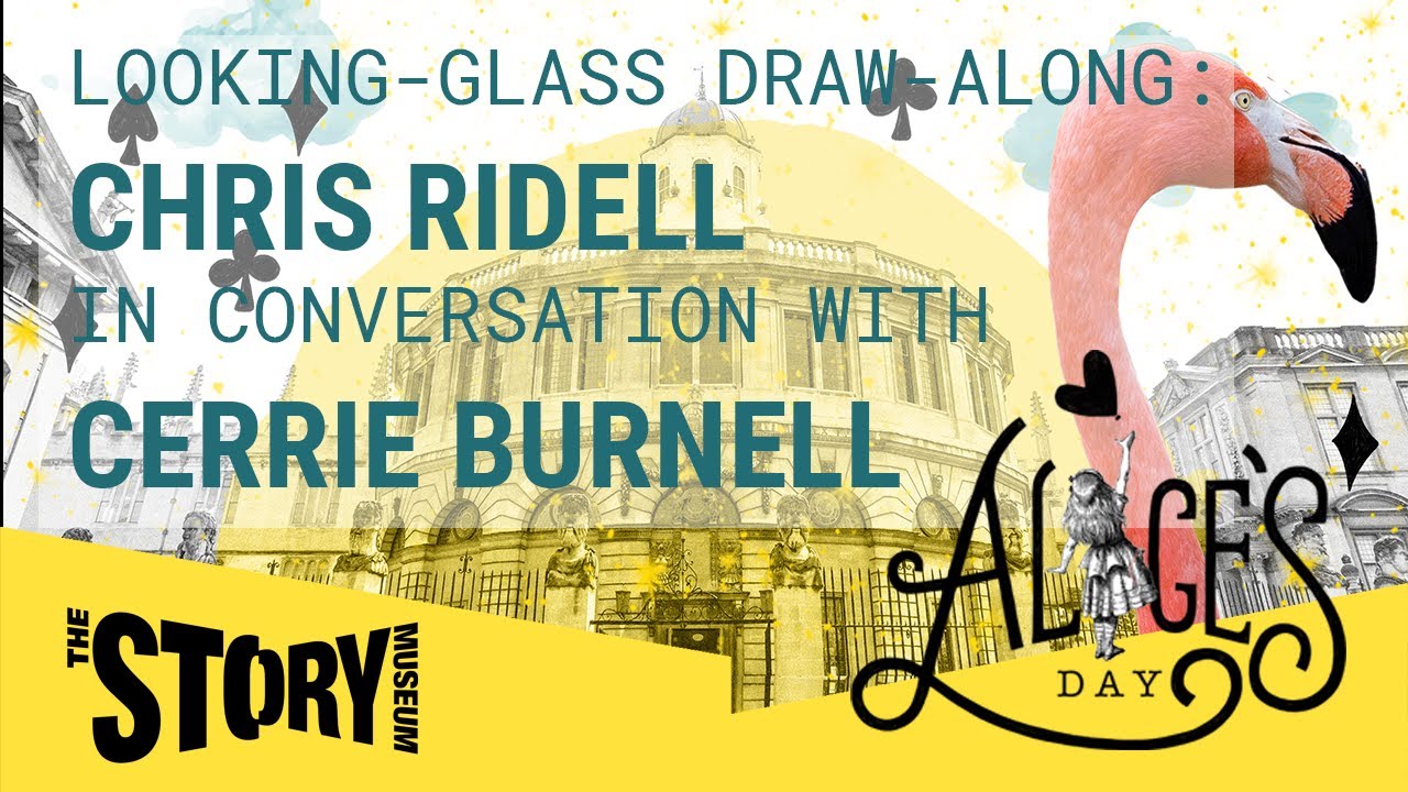Through the Looking-Glass draw-a-long with Chris Riddell and Cerrie Burnell