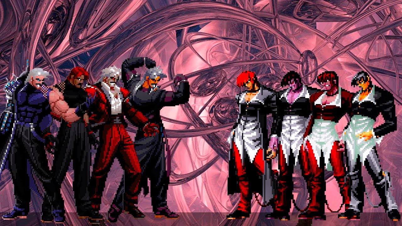 [KOF Mugen] Rugal Bernstein Team vs Orochi Iori Team