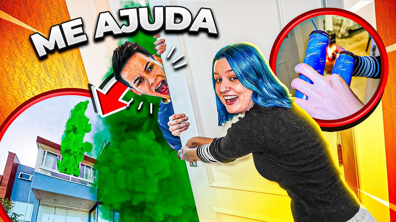 SOLTEI UMA BOMBA DE FUMA&Ccedil;A NO QUARTO DA HERO BASE! *DEU RUIM*