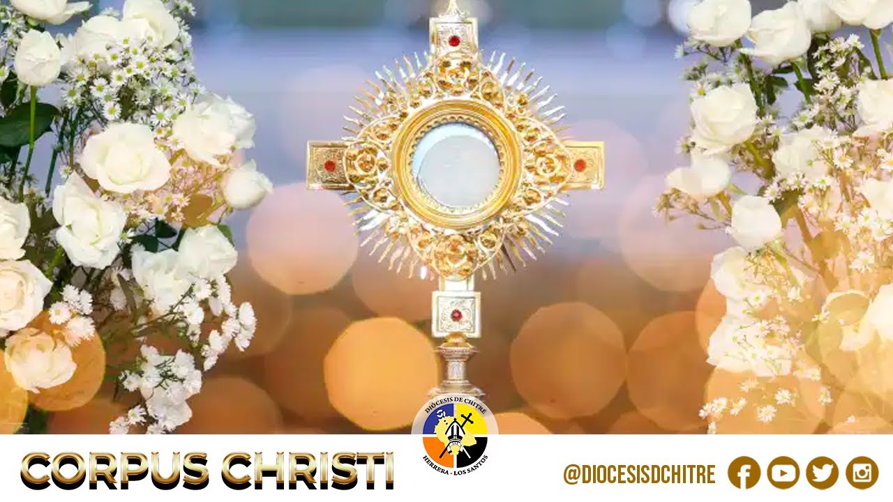 MISA SOLEMNE DE CORPUS CHRISTI DESDE LA VILLA DE LOS SANTOS.