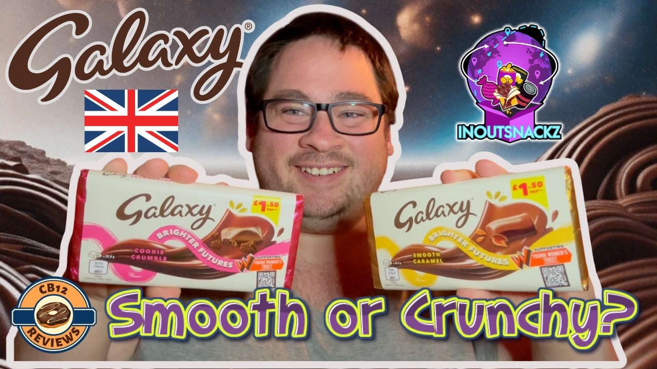 🍫 Galaxy UK Chocolate Bars Review! | Cookie Crumble & Smooth Caramel 🤩 #foodreview
