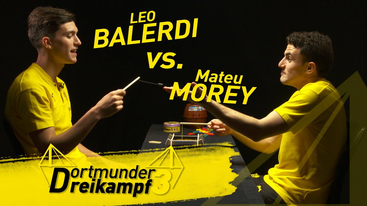 Leo Balerdi vs. Mateu Morey: The Dortmund Triathlon - Pop-up Pirate, BVB fishing, Dobble