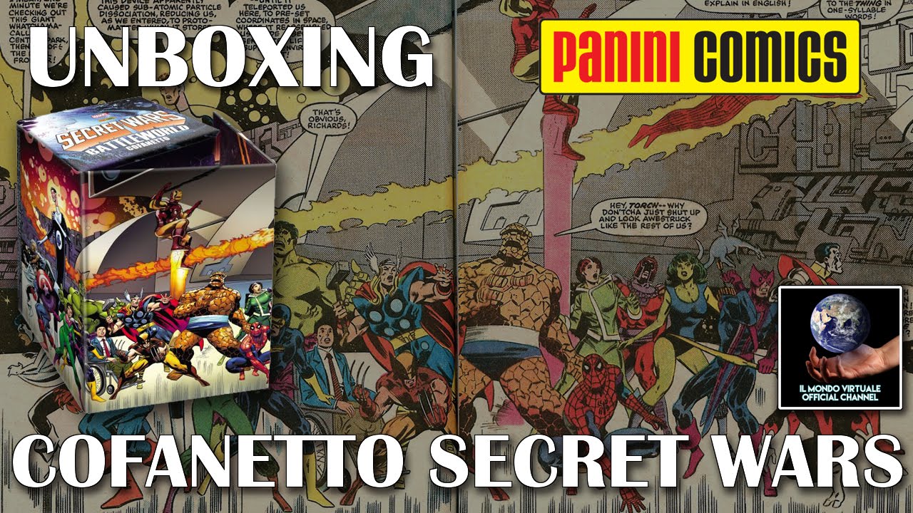 UNBOXING Marvel Omnibus Secret Wars Battleworld Cofanetto - Panini Comics - Il Mondo Virtuale