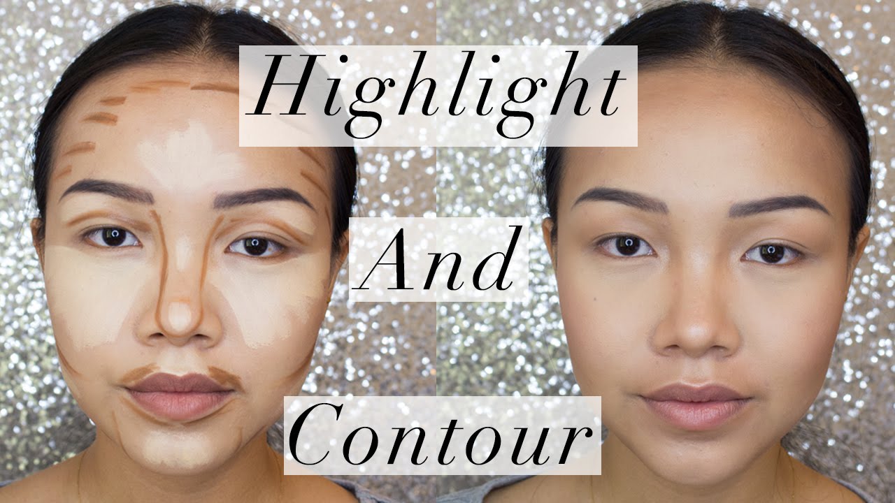 ไฮไลท์และคอนทัวร์หน้าเรียวดูมีมิติ Highlight & Contour | saranya
