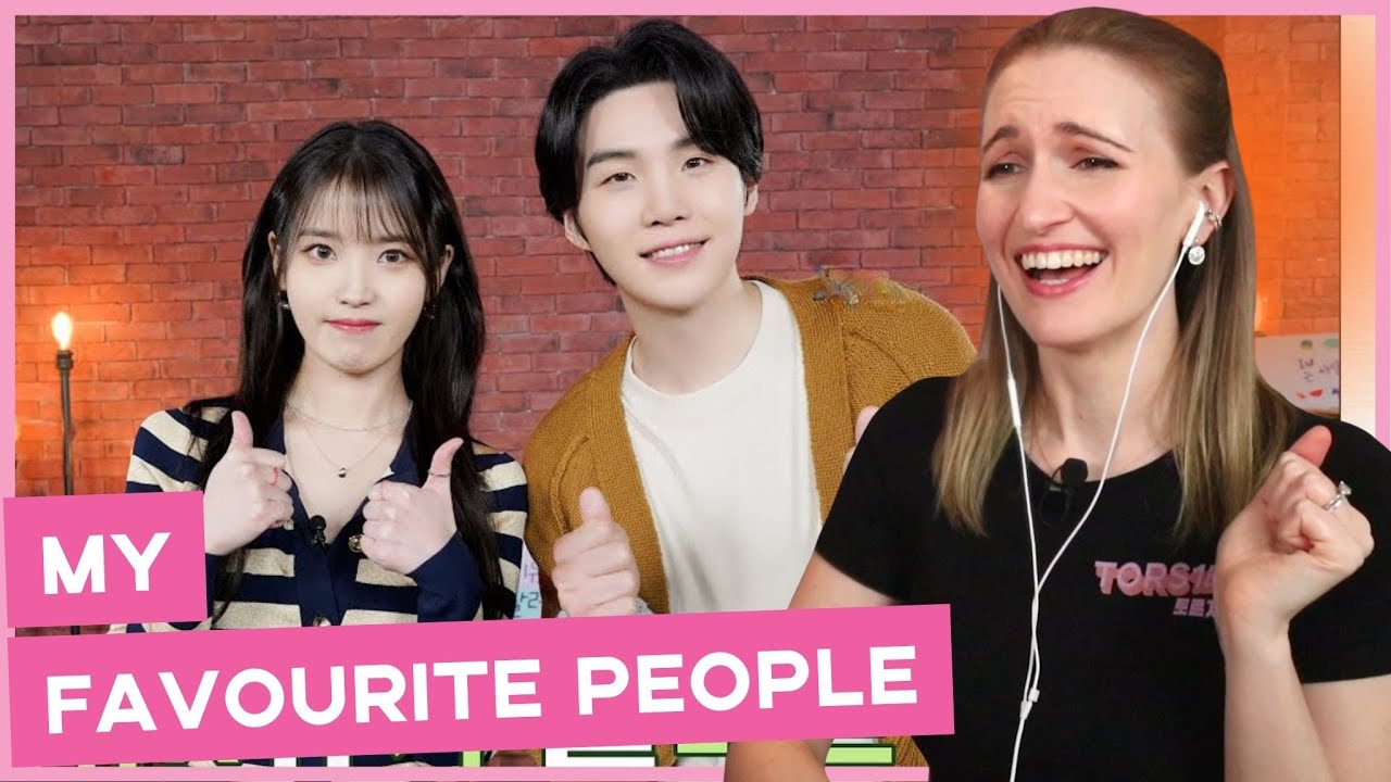 IU's Palette with SUGA Reaction (MY FAVOURITE PEOPLE!!)