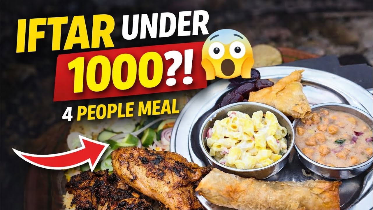 Budget Iftari Under 1000PKR | F-10 Markaz Islamabad | Free Platter for Family | Ramzan Offer