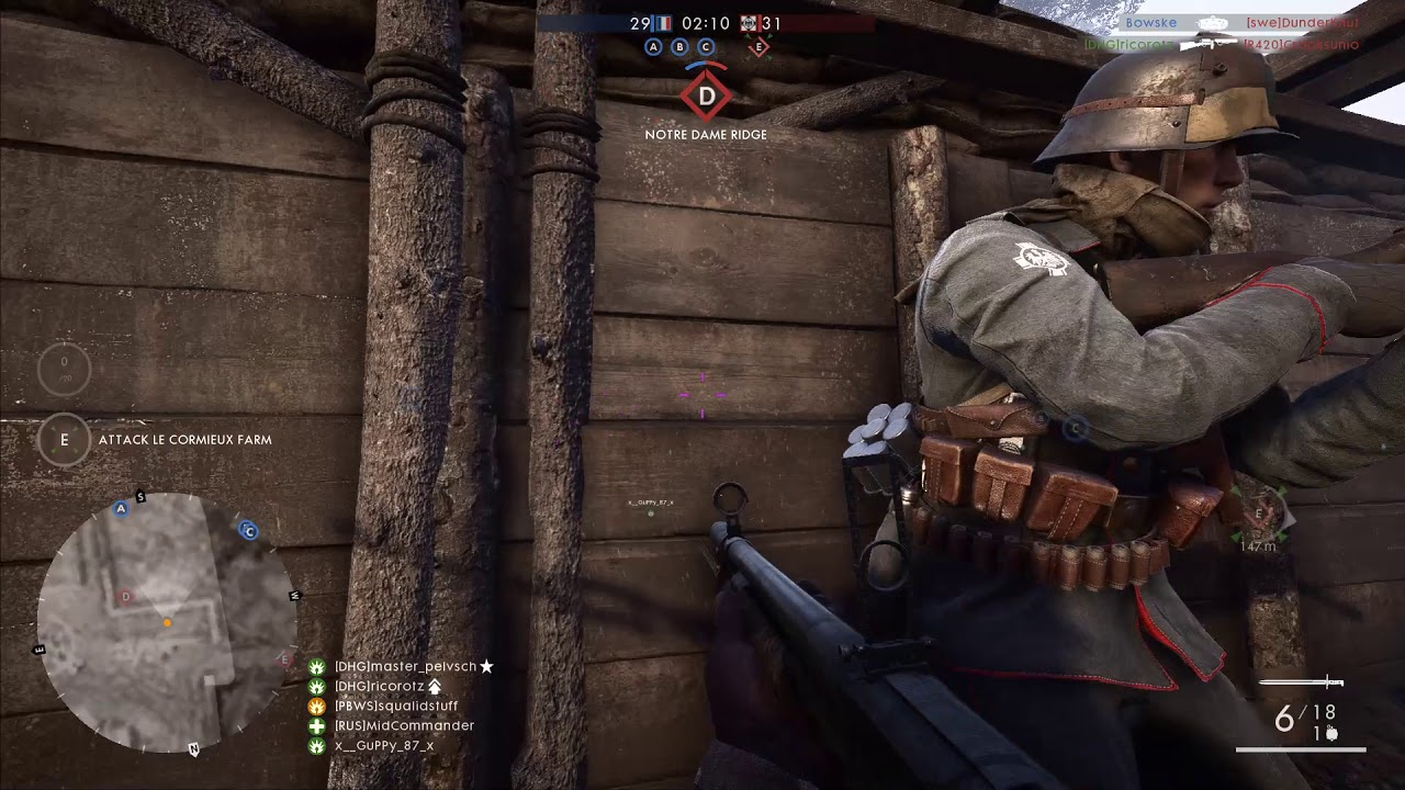 Sssh he didn't see me - BF1 Rupture