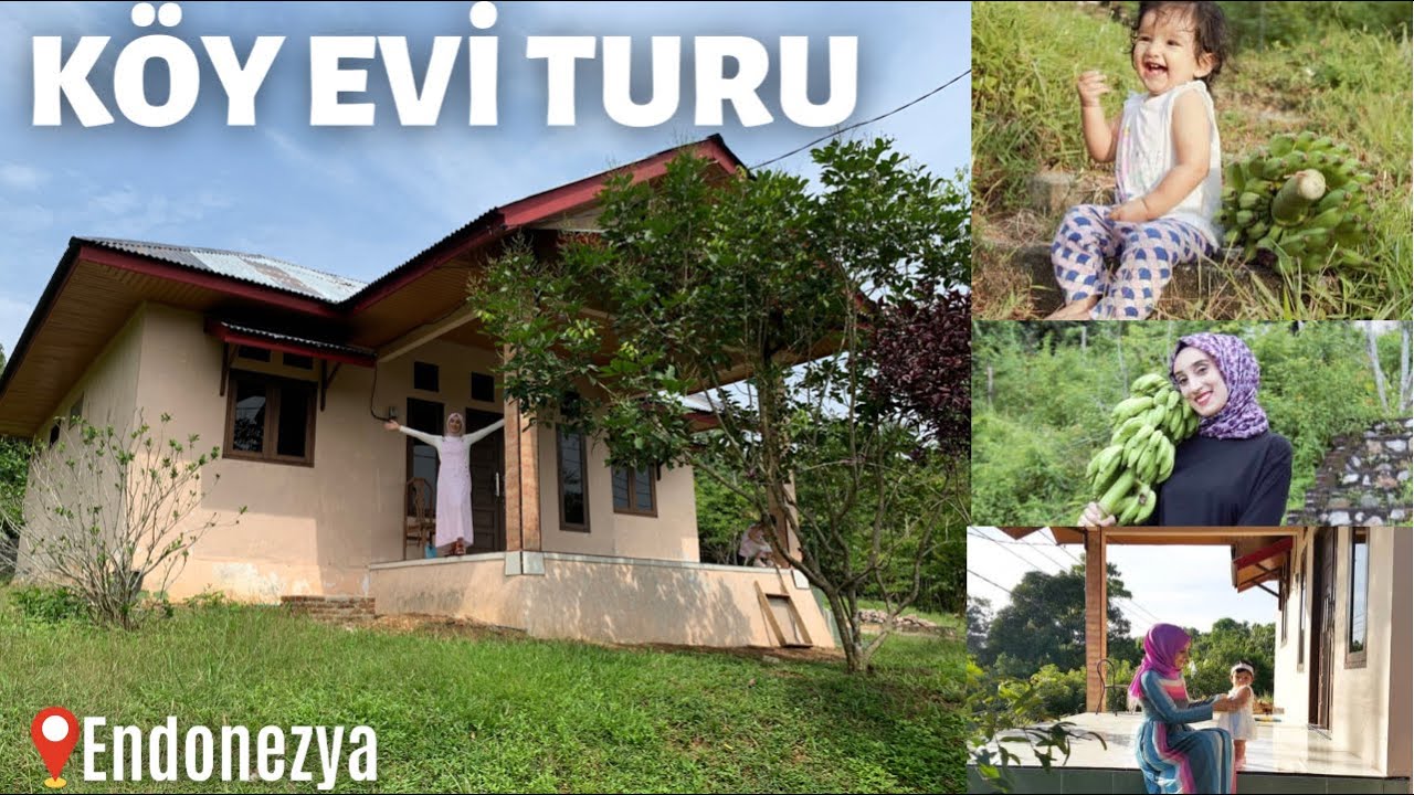 KÖY EVİ TURU 🏡 ENDONEZYA’DA ORMANDA YAŞAMAK | BAHÇE TURU | FİYATLAR VE HEPSİ❤️