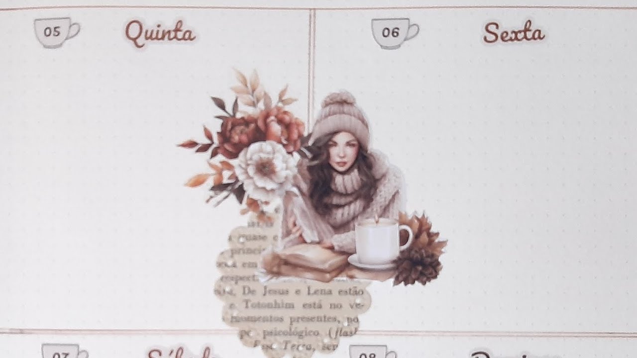 Bullet Journal Decorando e Fazendo Layout da 1ª Semana de Março 2026