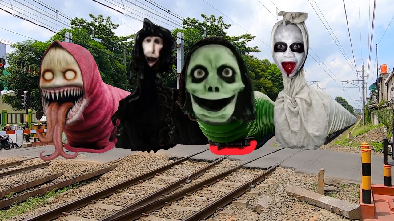 Kereta KRL CommuterLine Ditemukan Jadi Tor Monitor, Kereta Hantu Masha, Pocong VS Siluman Ular Alpha