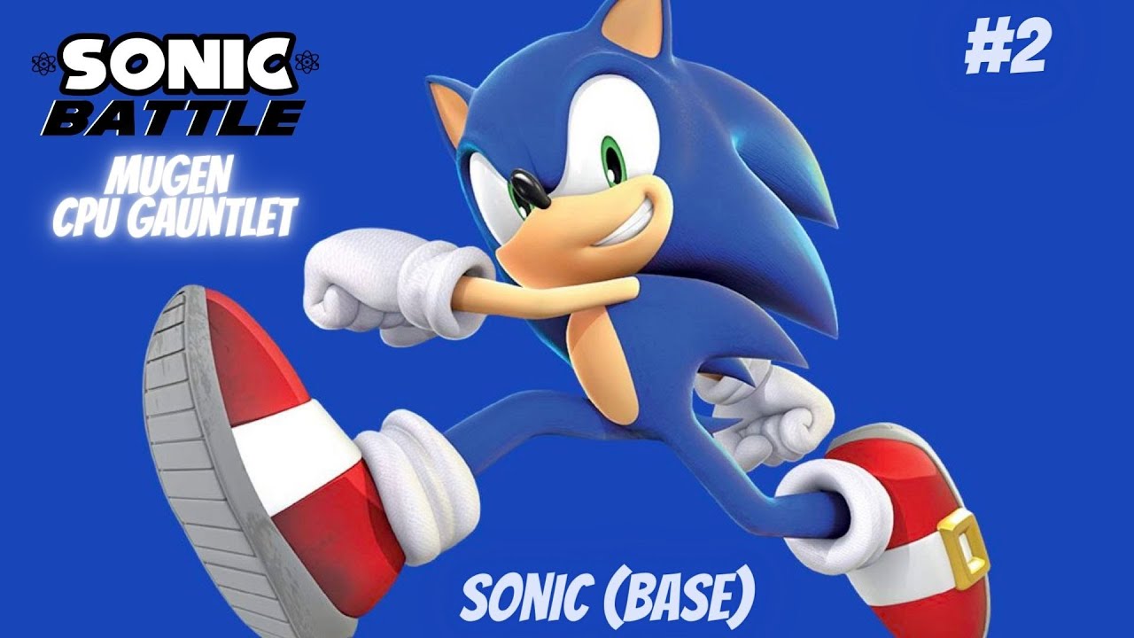 Mugen CPU Gauntlet #2 (Base Sonic) || Sonic Battle HD