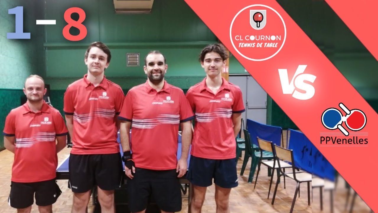 CL Cournon TT 1 VS Venelles PP 1 | N3 |09/04/2022 | Tennis de Table