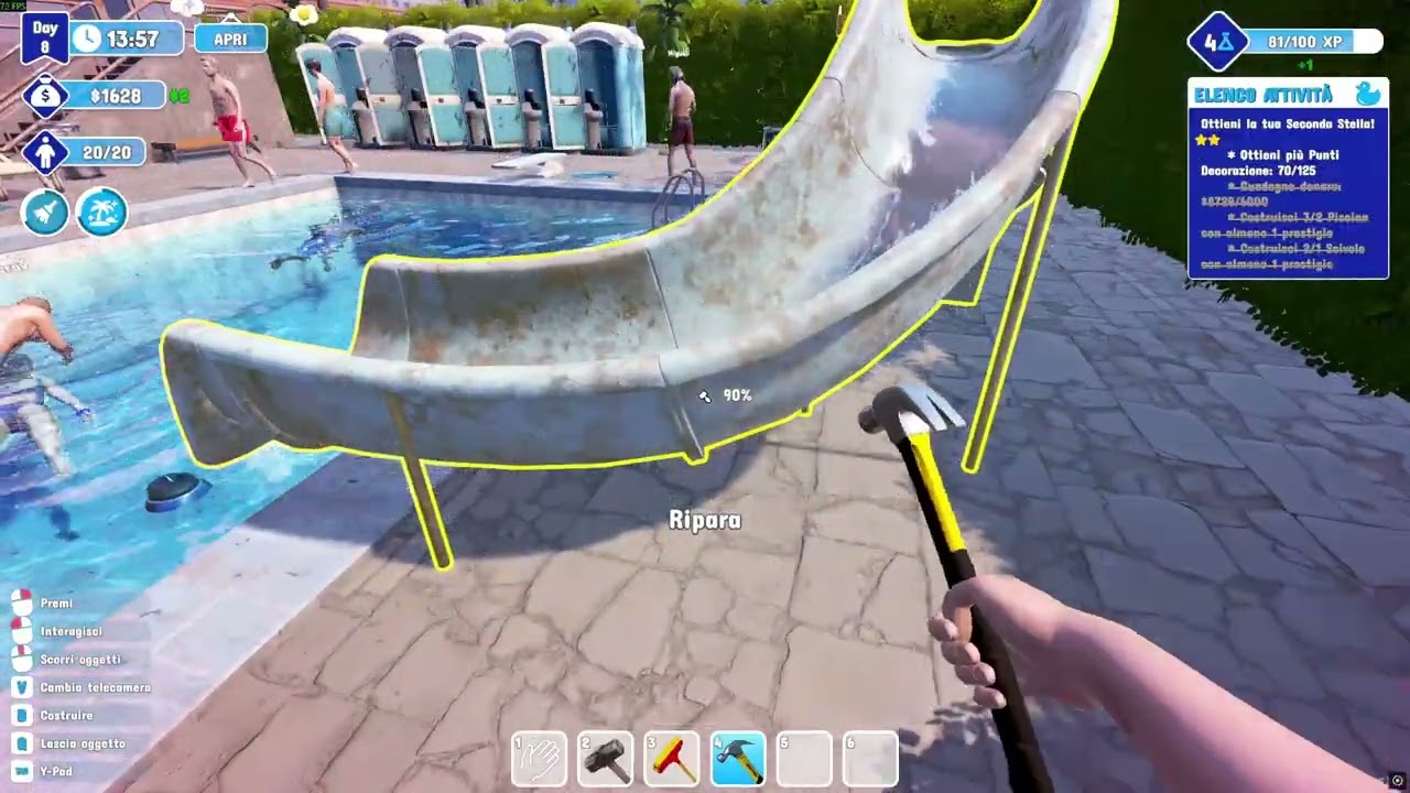 waterpark simulator (assumiamo le prime persone)