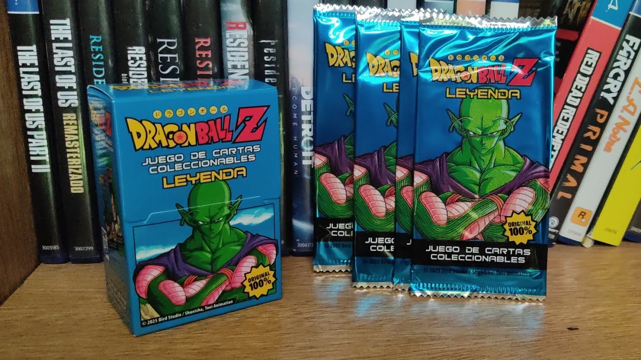 Cartas Dragon Ball Z Leyenda 2  Unboxing y Abriendo 8 Sobres [Flash Gondor/Cromeros - 2025]