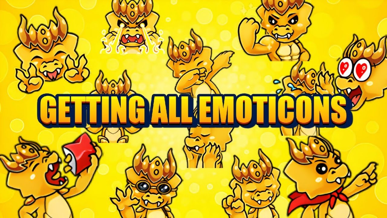 Get All Golden Emoticons | Dynamons World #dynamonsking #dynamonsworld #dynamons #pokemon