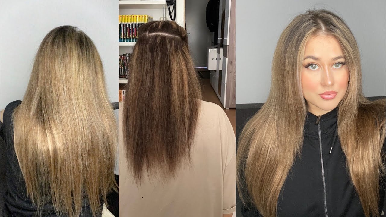 DIY Haarverl&auml;ngerung unter 150 Euro selber machen mit Microring Extensions I Marina Sigida