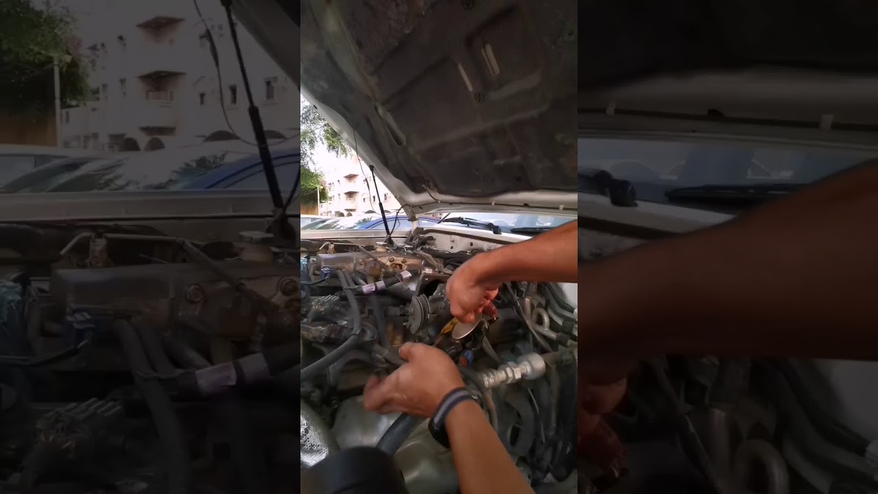 تنظيف بخاخات نيسان باترول فتك fuel injector cleaning for nissan patrol