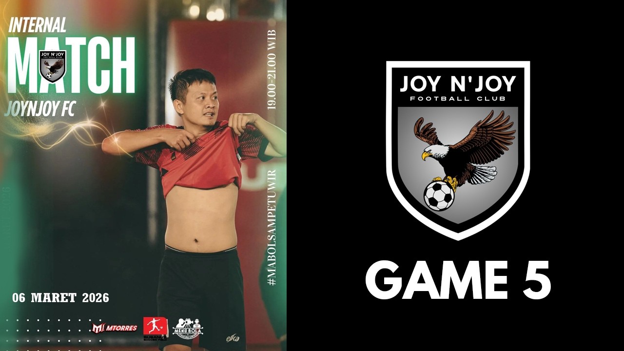 🔴SERUUU❗❗❗ GAME 5//TIM HIJAU VS TIM MERAH//INTERNAL LEAGUE JOY N JOY FC🏆🔥🔥