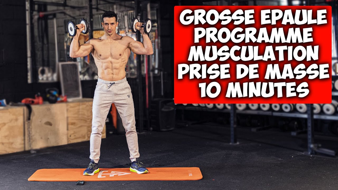 De grosses &eacute;paules muscl&eacute;es &agrave; la maison en 10 minutes !