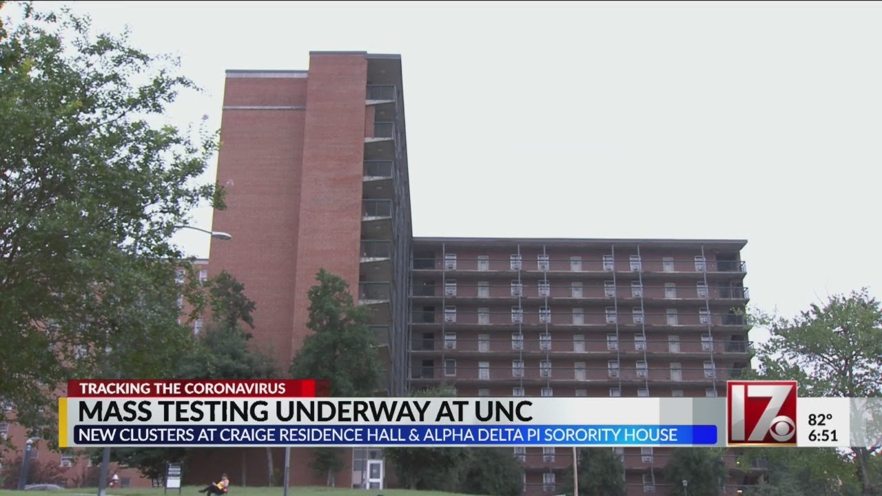 UNC confirms new COVID-19 clusters at sorority house and 4th campus dorm