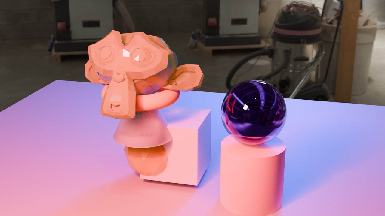 Going Through Blender Course #3 - Different types of lighting