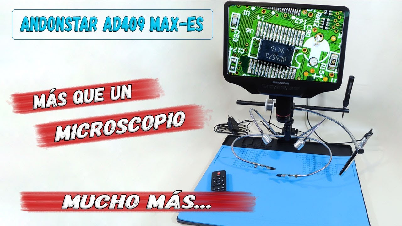✅No es solo un microscopio... ¡Hay de todo! Andonstar 409 Max EX microscopio de visión general. ✅