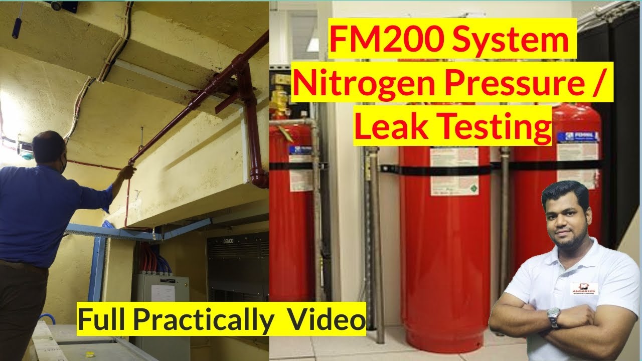 How to Find Leakage in FM200 Piping System | Nitrogen Pressure & Leak Testing | Practically Video