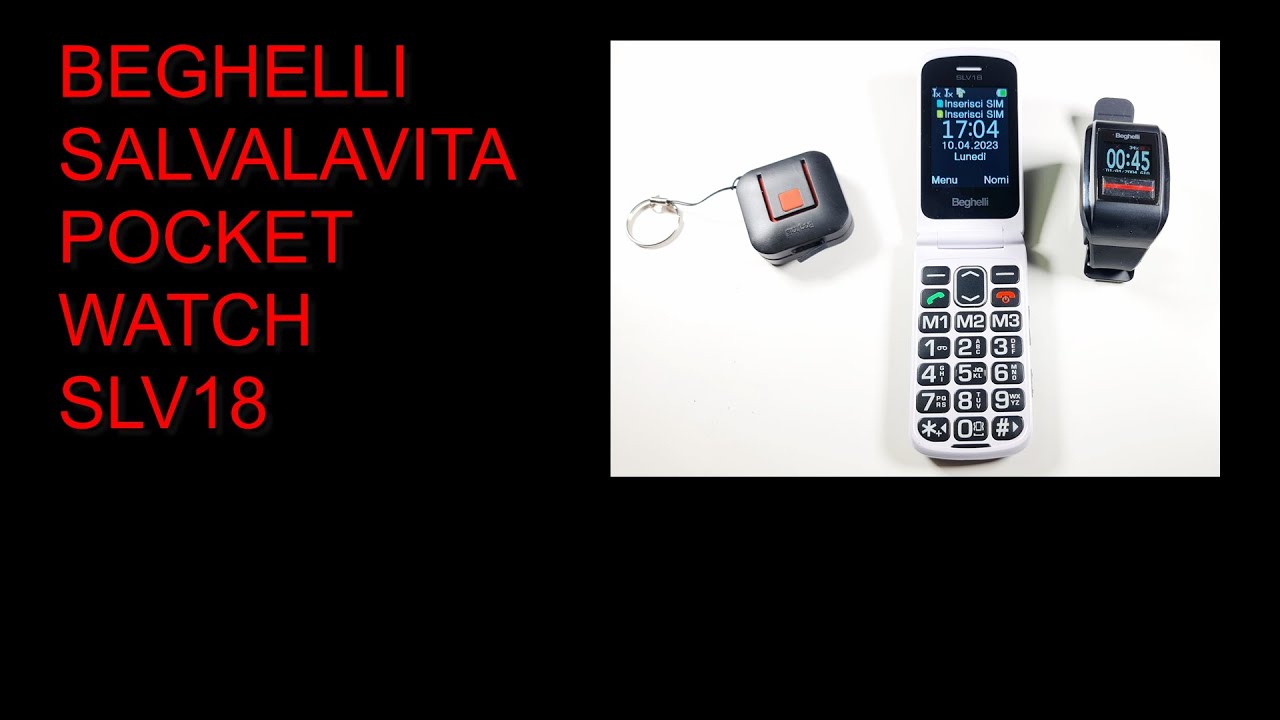 BEGHELLI Salvalavita POCKET - Salvalavita WATCH GSM - Salvalavita SLV18