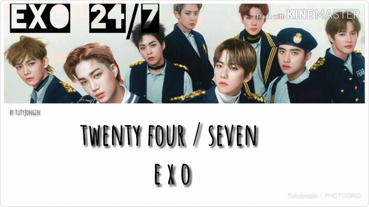 24/7 EXO Lyrics (easy lyrics)  엑소