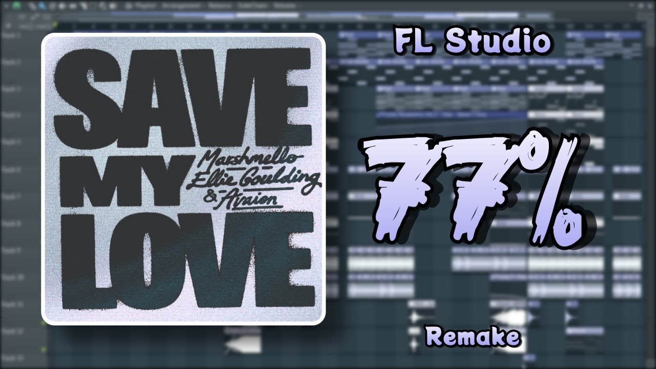 Marshmello, Ellie Goulding, AVAION - Save My Love (FL Studio Remake) + FLP