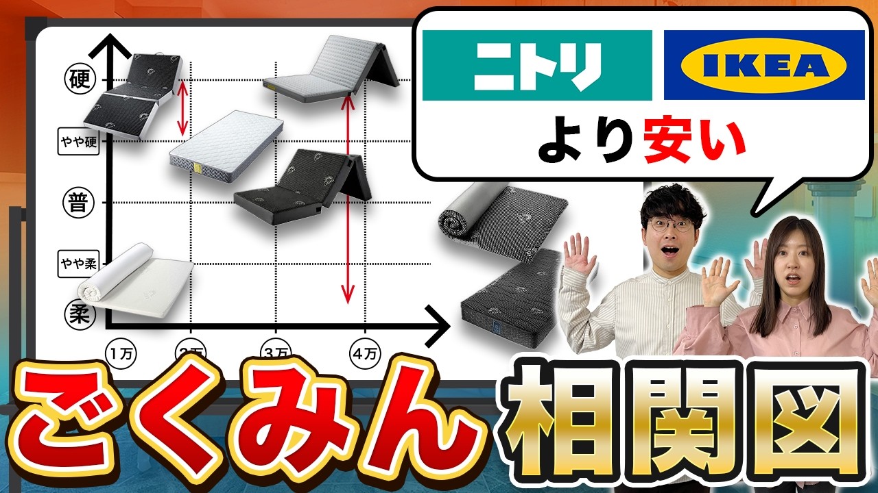 【ニトリやIKEAより優秀？】GOKUMINマットレスの実態！失敗しない選び方【新生活シーズン】