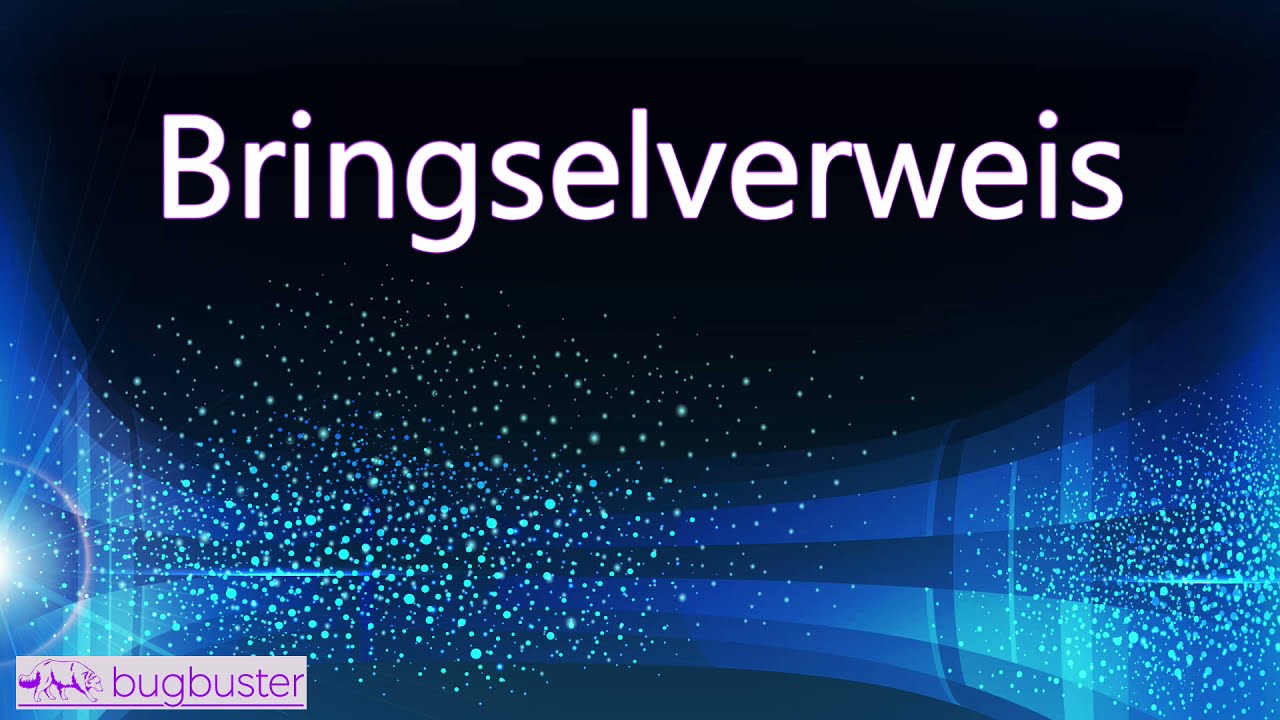 Der Bringselverweis in der Rettungshundearbeit