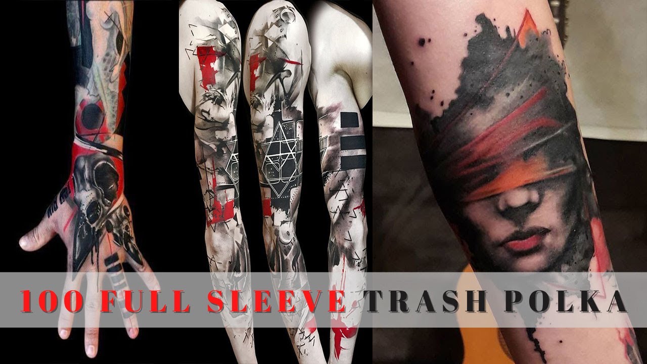 100. Most Attractive Sleeve Trash Polka Tattoo Ideas For Men