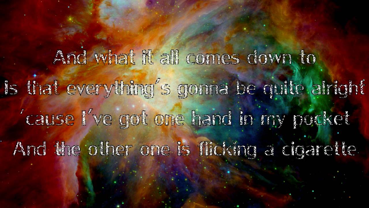 Alanis Morissette - Hand In My Pocket (lyrics) [HD]