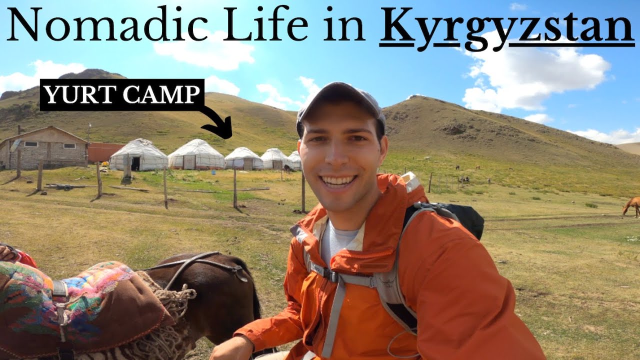 48 Hours Inside Nomadic Yurt Life In Kyrgyzstan (On a Horse Trek) - Kyrgyzstan Travel Vlog