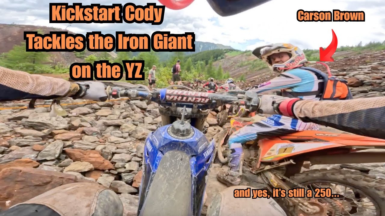 Kickstart Cody on the YZ250 at Erzberg