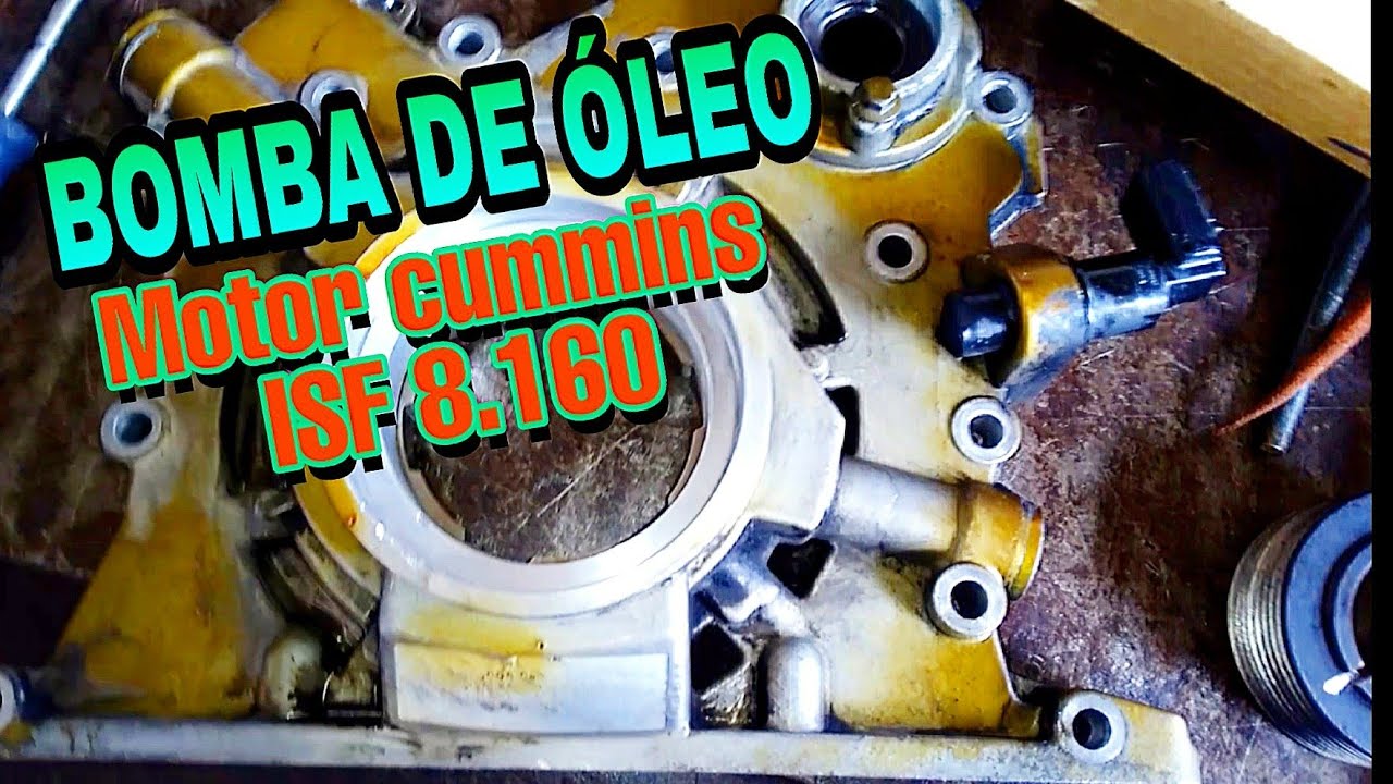 BOMBA DE ÓLEO DO MOTOR CUMMINS ISF 8.160