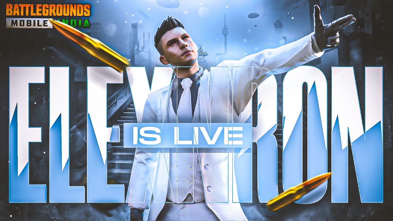 🔴BGMI CONQUEROR RANK PUSH  😎- BGMI LIVE WITH ELEXNRON GAMING!!