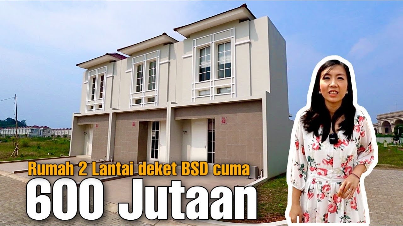 RUMAH 2 LANTAI HARGA TERJANGKAU GAYA AMERIKA DEKAT BSD ⁉️ MILLENIUM CITY