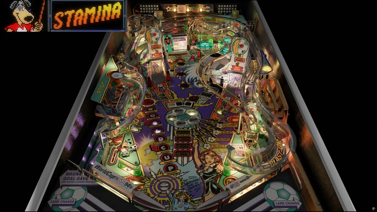 World Cup Soccer (Bally 1994) - VPW - Visual Pinball X / VPX - Defeated Germany during wizard mode!