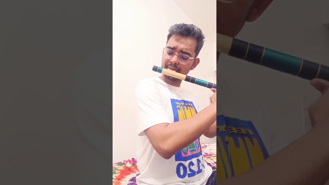 Pather Panchali flute tune. A beginner’s attempt—simple notes, pure emotion, learning with the heart
