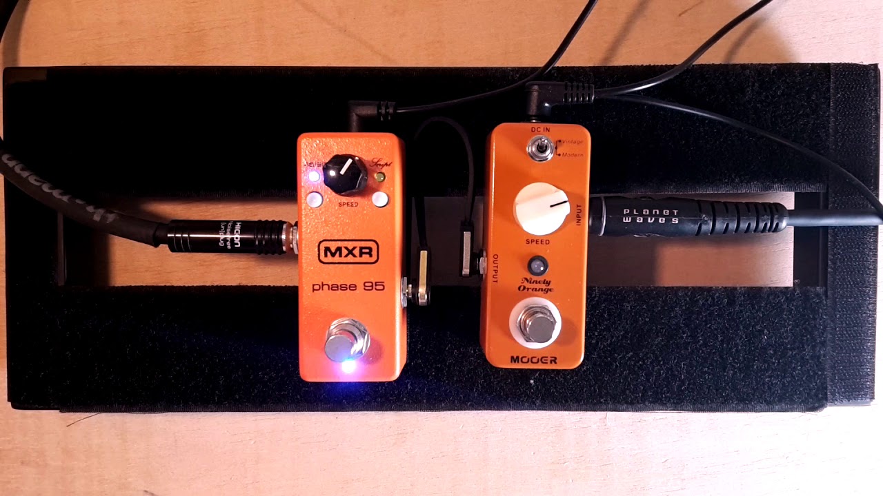 MXR Phase 95 vs. Mooer Ninety Orange - No Talking!