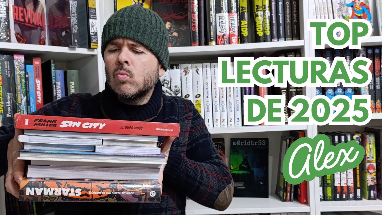 Mejores Lecturas 2025 de Alex - La Isla Efímera, Tower Dungeon, Starman y mucho más