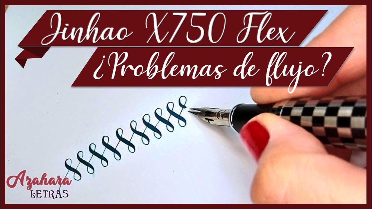 ✒️ Estilográfica con Plumín Flexible: Pruebo la Jinhao x750 con Plumilla Zebra G 🦓